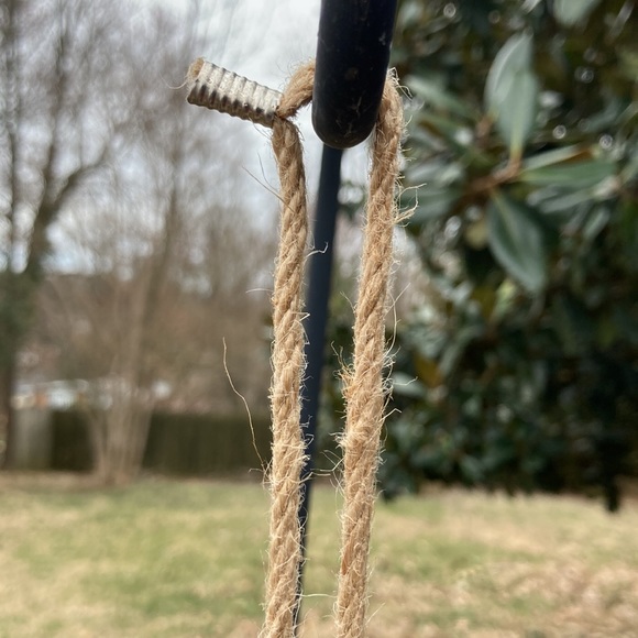 EVIL EYE Wall Hanging Charm Glass Patterned Blue and Gold Large 4.5" Round - Picture 5 of 8